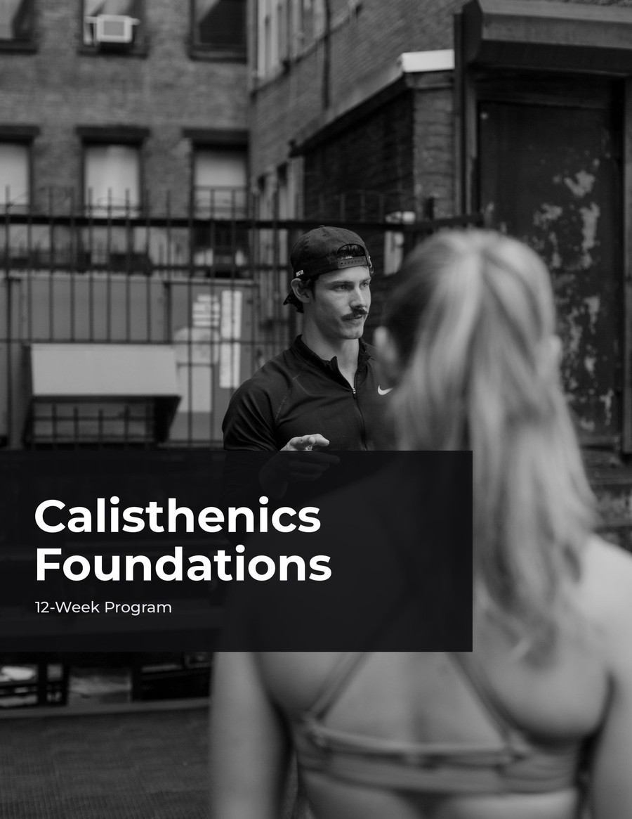 Calisthenics Foundations Program cover